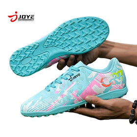 Sepatu Bola Pria Wanita, Sol Karet TF Kuku Pecah, Cengkeraman Kuat, Anti-Slip, Nyaman, Bernapas, Kompetisi Profesional