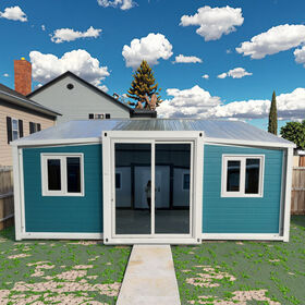 Maison mobile portative modulaire préfabriquée de luxe de conteneur avec le panneau de coton de sandwich