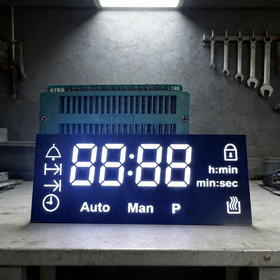 Custom 4 Digit Ultra Bright White 7 segment LED Display for Home Appliance Ovens