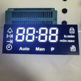 4 أرقام شاشة ليد شريحة فائقة السطوع قابلة للتخصيص للأفران