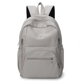 Neutral School Backpack, Stylish Waterproof Nylon Zipper and Polyester Lining, Suitable for Teenagers' Backpacks