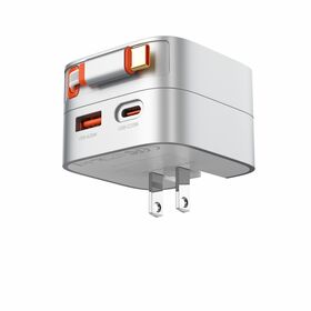 Cargador de Teléfono LDNIO Q9 con Cables Retráctiles, Carga PD, Cargador Móvil 3 en 1, Carga Rápida 33W