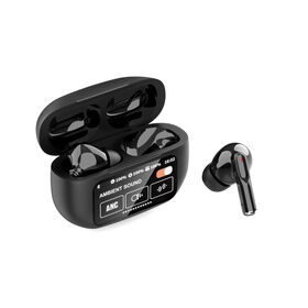 Active Antibruit TWS Écouteurs A9 Plus ANC ENC Bluetooth Écouteurs 1.5 pouces HD LED Affichage Numérique Faible Latence