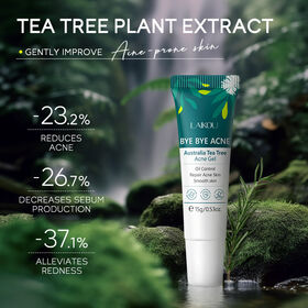 LAIKOU Bye Bye Acne Austrália Tea Tree Acne Gel Oil Control Repair Acne Smooth Scars Skin 15g