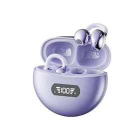 Écouteurs sans fil OEM à clip d'oreille, sportifs ouverts, anti-transpiration, réduction active du bruit (ANC), longue endurance, affichage numérique, son HiFi