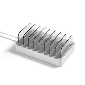 Stasiun Pengisian Daya Ponsel Multi Home Office, Tipe C USB, Portabel, 8 Slot, Stasiun Pengisian Daya Ponsel Umum