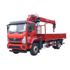 Kleine LKW-montierte 8-Tonnen-LKW-montierte Kran-Hebekran mit hydraulischer Ausleger