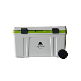 32L Portable Car Cooler, Insulated Camping Ice Chest for Road Trip Picnic, Keep Drinks Cold 48H