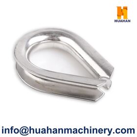 Wholesale G414 US Type Extra Heavy Duty Wire Rope Thimble, Hot Dipped Galvanized, for Wire Rope Protection