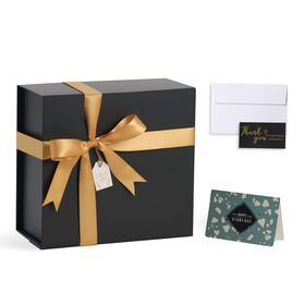 Fabrik Outlet Luxus starre faltbare schwarze Papier verpackung Magnet verschluss Deckel Pappe faltbare magnetische Geschenk boxen mit Logo
