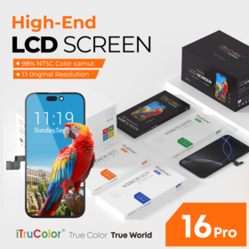 Affichage couleur-précis d'écrans LCD de téléphone portable d'Incell pour l'iPhone 16 pro, nouvelle conception de contre-jour
