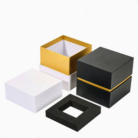 2026 Handgefertigte starre Papiergeschenkbox in guter Qualität für Kosmetik- und Bekleidungsverpackungen, kundenspezifische Luxus-Kerzenbox
