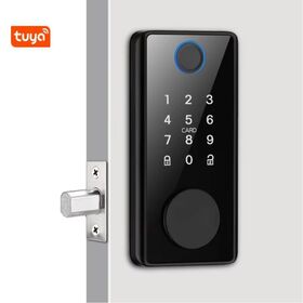 Hochwertiges Tuya Smart Deadbolt mit App-Steuerung, Fingerabdruck, Digitale Elektronikschlösser, Intelligentes Türschloss