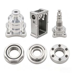 Piezas de metal personalizadas Mecanizado CNC de precisión Fresado de torneado de aleación de aluminio con perforación y rectificado de agujeros profundos