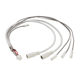 SM2.54 a DC5521 Cabo De Alimentação SYP-2P Fio Terminal LED Light Connection White Wire Harness
