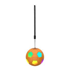 Fabrik-Fußball-Form 5W 1200mAh Kabelloser tragbarer BT-Lautsprecher LED Bluetooth-Lautsprecher mit RGB-Lichtern