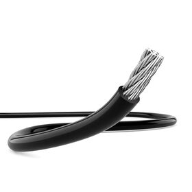 Câble en acier enduit de PVC 8x19 WS câble métallique enduit de nylon pour la lumière de chaîne suspendus Kit cordes à linge et treillis