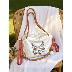 Sac fourre-tout en nylon pour femme, sac à bandoulière et bandoulière polyvalent pour les trajets quotidiens et les voyages