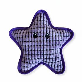 Purple Starfish Dog Plush Toy Squeaky Pet Toys Indoor Durable Dog Teething Toy Suitable for Medium Large Dogs Pet Supply