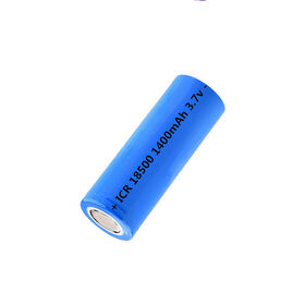Baterai Li-Ion Isi Ulang ICR18500 3.7V 1400mAh Harga Pabrik untuk Senter, Headlamp, Lentera, Lampu LED, Kipas Kecil, Pointer Laser