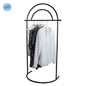 Fábrica personalización ropa rack HermStainless acero negro Color al por mayor mejor precio Premium calidad