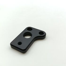 Kundenspezifische Aluminiumteile mit schwarzer Eloxierung, CNC-Bearbeitung, Direktvertrieb ab Werk, Verarbeitung