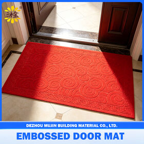 Tapis de porte gaufré de haute qualité, résistant aux taches et facile d'entretien, pour un usage commercial et domestique