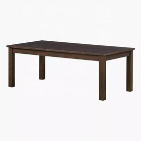 Mesa de centro de madera de lujo moderna y minimalista para sala de estar, juego con 2 mesas auxiliares (color espresso) - Venta caliente 2026