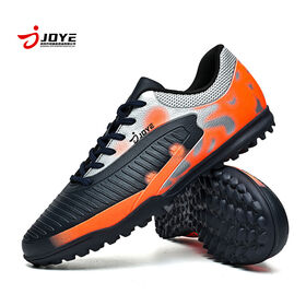 Factory Direct Turf Soccer Cleats - Anti-Slip PU Men's Football Shoes for Indoor/Outdoor Match