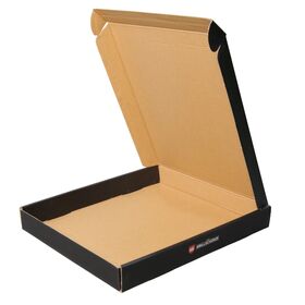 Boîte d'Expédition Ondulée Imprimée Personnalisée en Gros (Noir/Rouge) - Boîte d'Emballage Cadeau en Carton pour l'E-commerce des Petites Entreprises