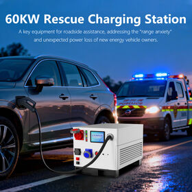 OLINK 60kW 1A à 150A DC Chargeur Rapide Mobile EV Station De Recharge CCS2 et GBT pour Assistance Routière