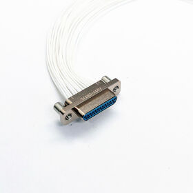 MIL-C-83513 J30J-25TJL Micro Rectangular Connector 15CM Cable MaleTwisted Pin