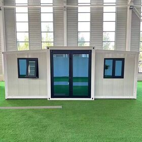 Maison Préfabriquée Pliante Moderne - Unité Glamping en Acier Galvanisé à Chaud Panneau EPS 50mm, Anti-corrosion, Installation Facile