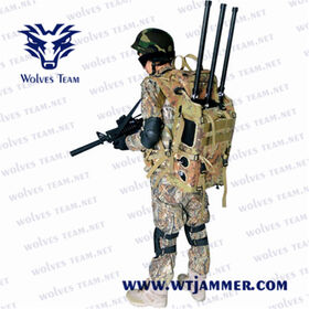 8 Bands Military Backpack 200M Range High Power GPS WIFI 5G Cell Phone Signal Jammer