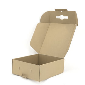 Boîte en papier ondulé pliable pour avion, impression extérieure bon marché et de haute qualité