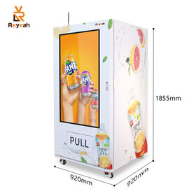 Hochwertige Intelligente Snack-Getränke-Verkaufsautomaten zu verkaufen - OEM Hersteller von Verkaufsautomaten mit 55-Zoll-Touchscreen