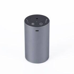 Diffuser Minyak Aroma Profesional Portabel Paduan Aluminium Tanpa Air untuk Rumah Tangga dengan Kontrol Sentuh, 3 Tingkat Kabut & Timer