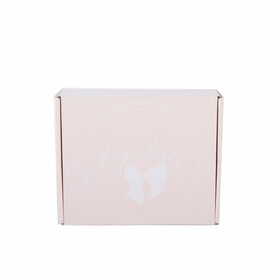 Cajas de embalaje en caliente logotipo personalizado caja de envío de correo Cajas de correo de papel corrugado al por mayor