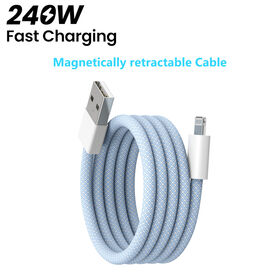 Sunlike wholesale USB C to Lightning Cable, USB 2.0 , max PD 240W fast charging, Magnetically retractable Cable,