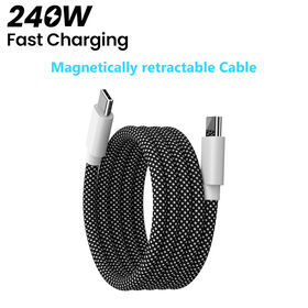 Manufacturer Sunlike Magnetically retractable A-C, type C to C cable easy to adjust length and store