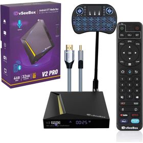 The VSeeBox V4 Pro is an advanced Android-based streaming media player designed to deliver a complete home entertainment experienc