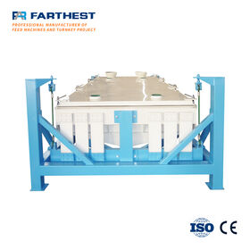 Machine de tamisage vibrant rotatif basse consommation longue portée pour la fabrication d'aliments granulés