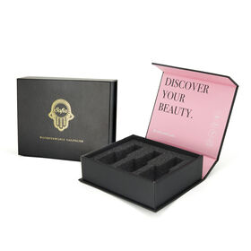 Cajas Personalizadas de Cartón para Embalaje con Papel en Colores Rosa y Negro