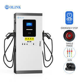 OLINK DC 60kW à 120kW EV Station De Recharge Type 2 Double Pistolet Véhicule Électrique Charge Rapide pour Voitures Électriques