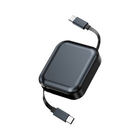 Ultra Geldsparender 240W Datenkabel Schnellladekabel Quadratisches ausziehbares Datenkabel Typ C für Smart Devices