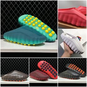 Desginer Mind 001 Slides Men Kids Mind001 Slippers Soft Rubber Tech Comfortable Sandals Mules Clog Black Red Bone Light Smoke Grey