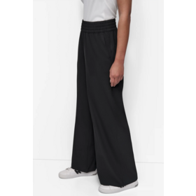 Damen Yoga-Hosen mit weitem Bein und Taschen, elegante Freizeithosen für die Arbeit