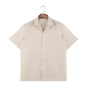 Summer Beach Vacation Exclusive Custom men's Short Sleeve Button up Print Shirt