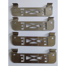 Metal Laser cutting and bending part & Aluminum& steel material for motorcycle accessories hardware part+power coating black