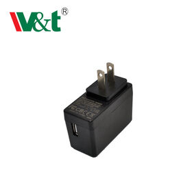 Adaptateur de puissance de 6W 5V 1 ~ 1.2A USB, UL/FCC/PSE/CB certifié économie voyage chargeant la brique, alimentation d'énergie de prise de port USB-A